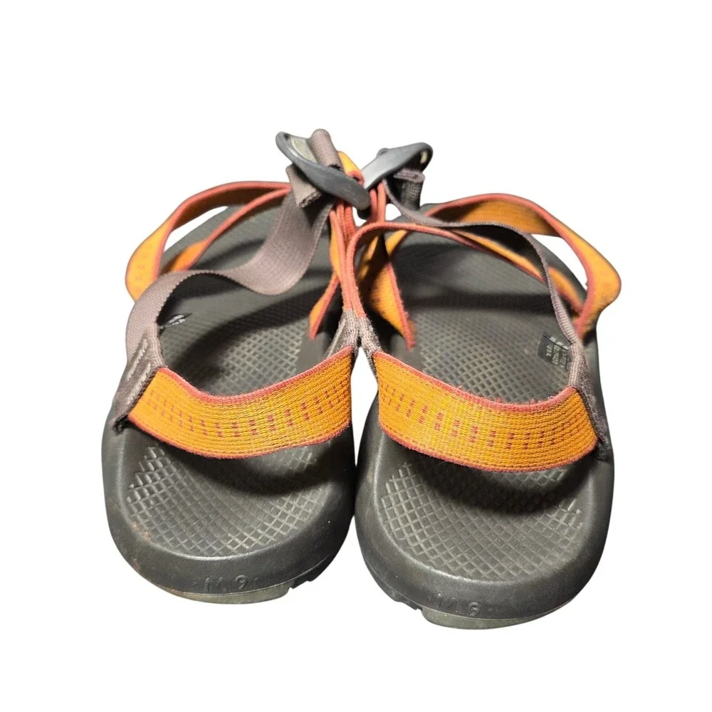 Chaco Z1 Classic Mens Sandals Orange Brown Strappy Sport Hiking Water Shoes M9